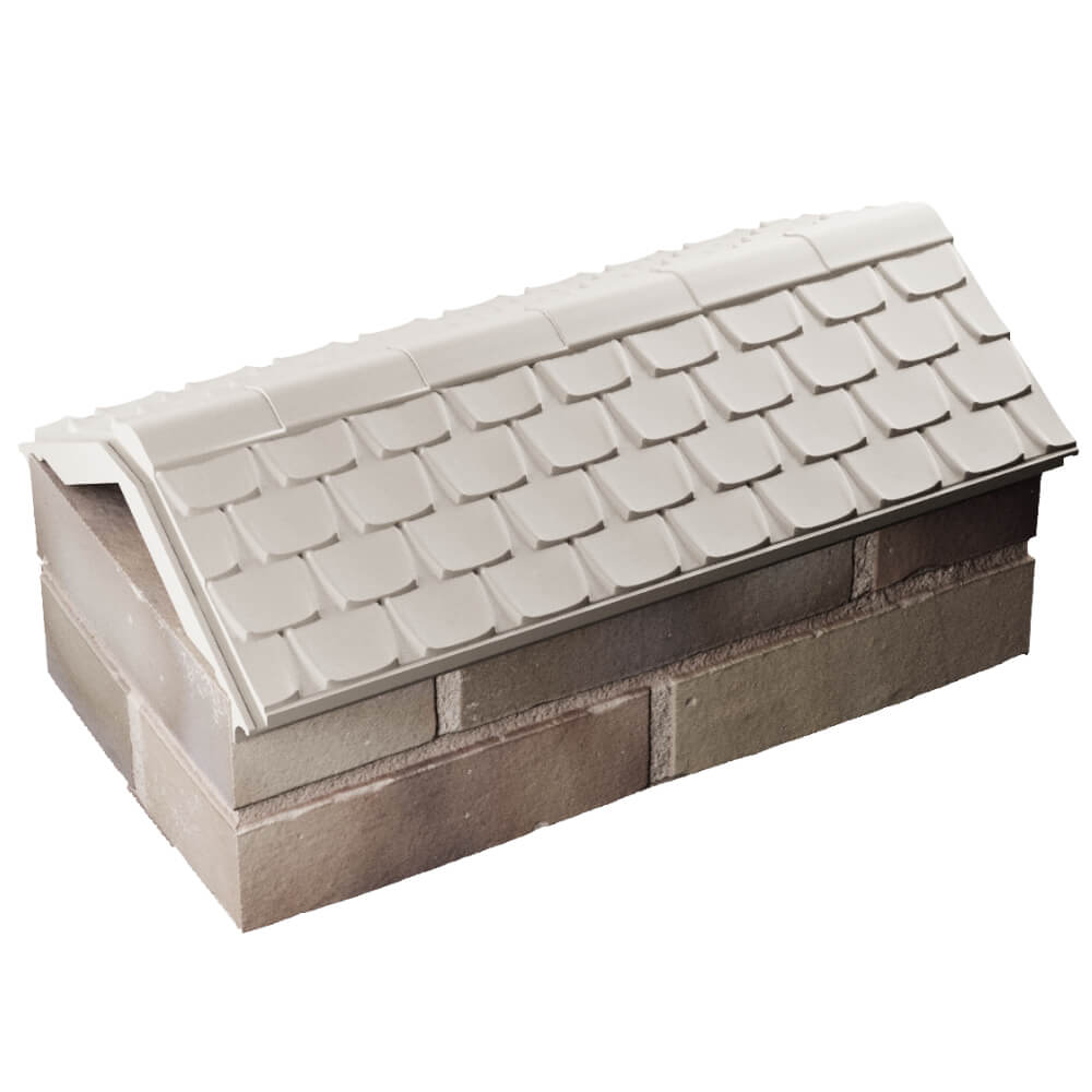 Парапет Zking Эльбрус Бежевый с посадкой на 1 кирпич (255мм) в Троицке фото