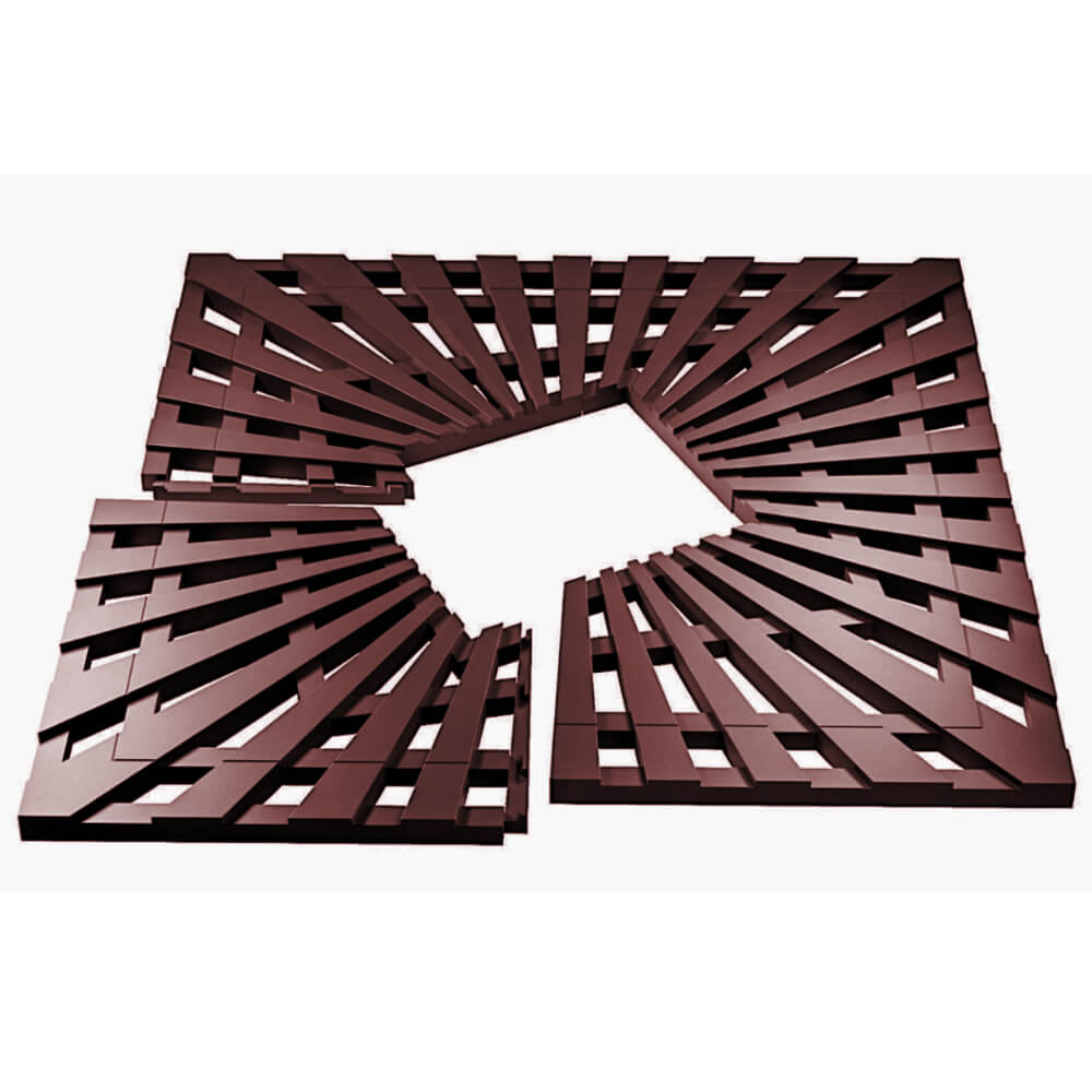 Приствольная решетка для дерева ZKING ATMOSPHERE 1.2х1.2м Коричневая в Троицке фото