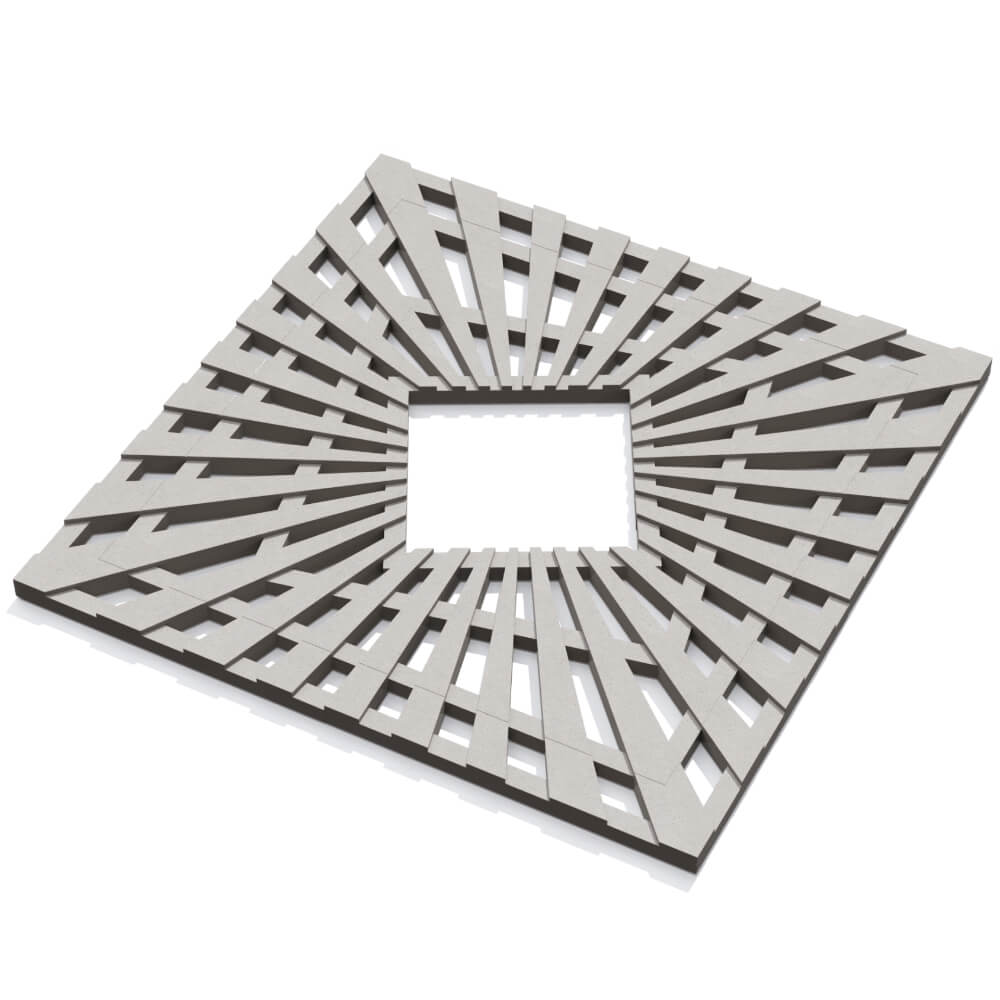 Приствольная решетка для дерева ZKING ATMOSPHERE 1.2х1.2м Бежевая в Троицке фото