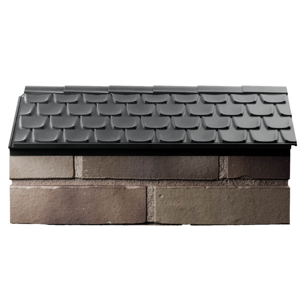 Парапет Zking Эльбрус Серый с посадкой на 1 кирпич (255мм) в Троицке фото