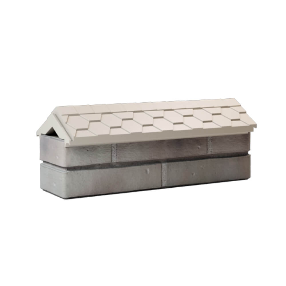 Парапет Zking Эверест Бежевый с посадкой на 0.5 кирпича (130мм) Троицк фото