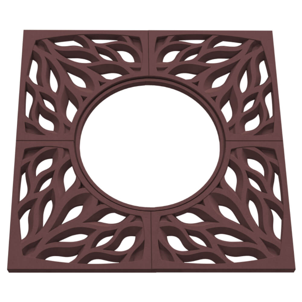 Приствольная решетка для дерева ZKING CRUST 1.2х1.2м Коричневая в Троицке фото