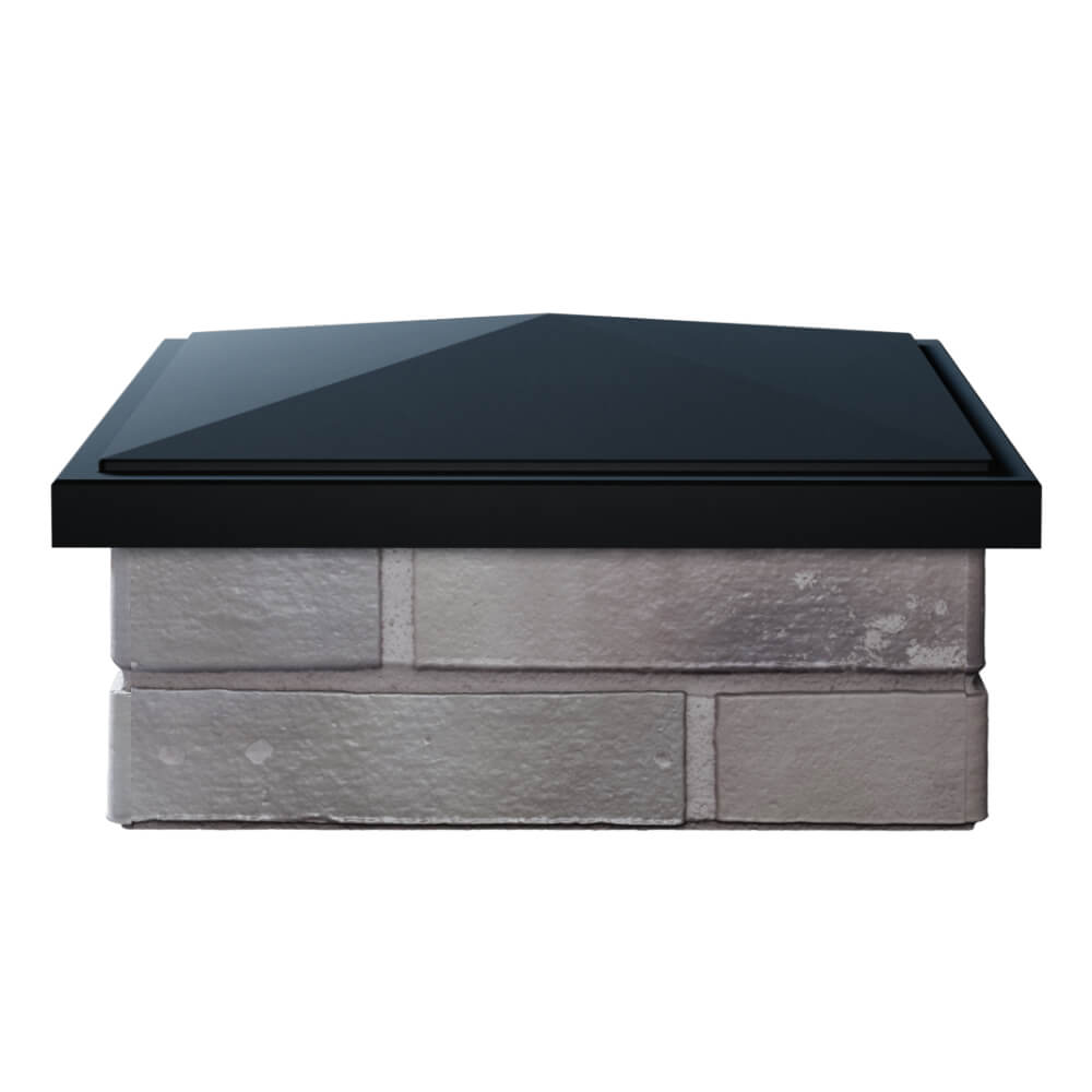 Колпак Zking БонаМоно Черный на столб 1.5х1.5 кирпича (385х385, 400х400мм) Троицк фото