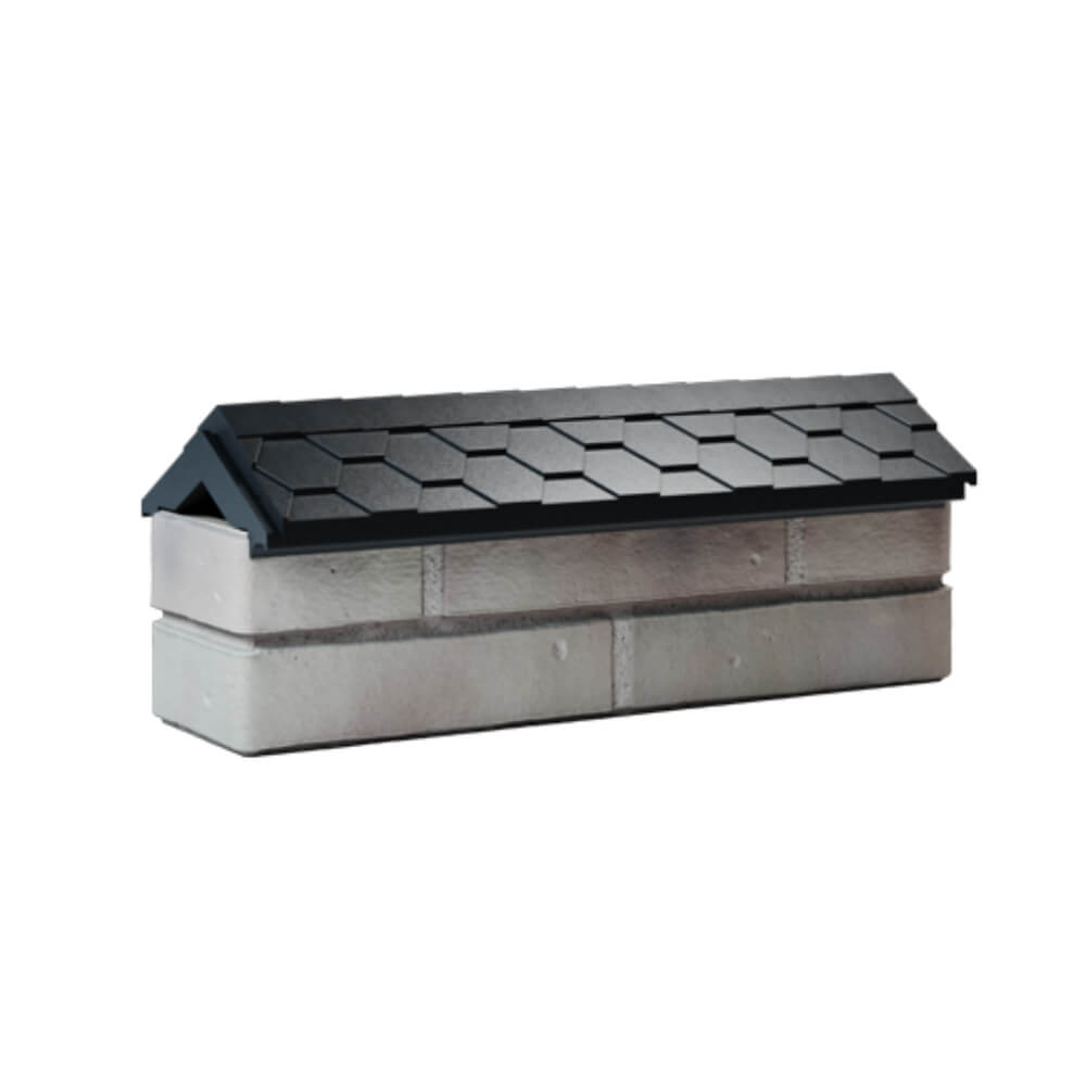 Парапет Zking Эверест Черный с посадкой на 0.5 кирпича (130мм) Троицк фото