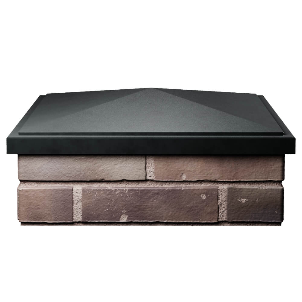 Колпак Zking БонаМоно Черный на столб 2х2 кирпича (515х515, 530х530мм) Троицк фото