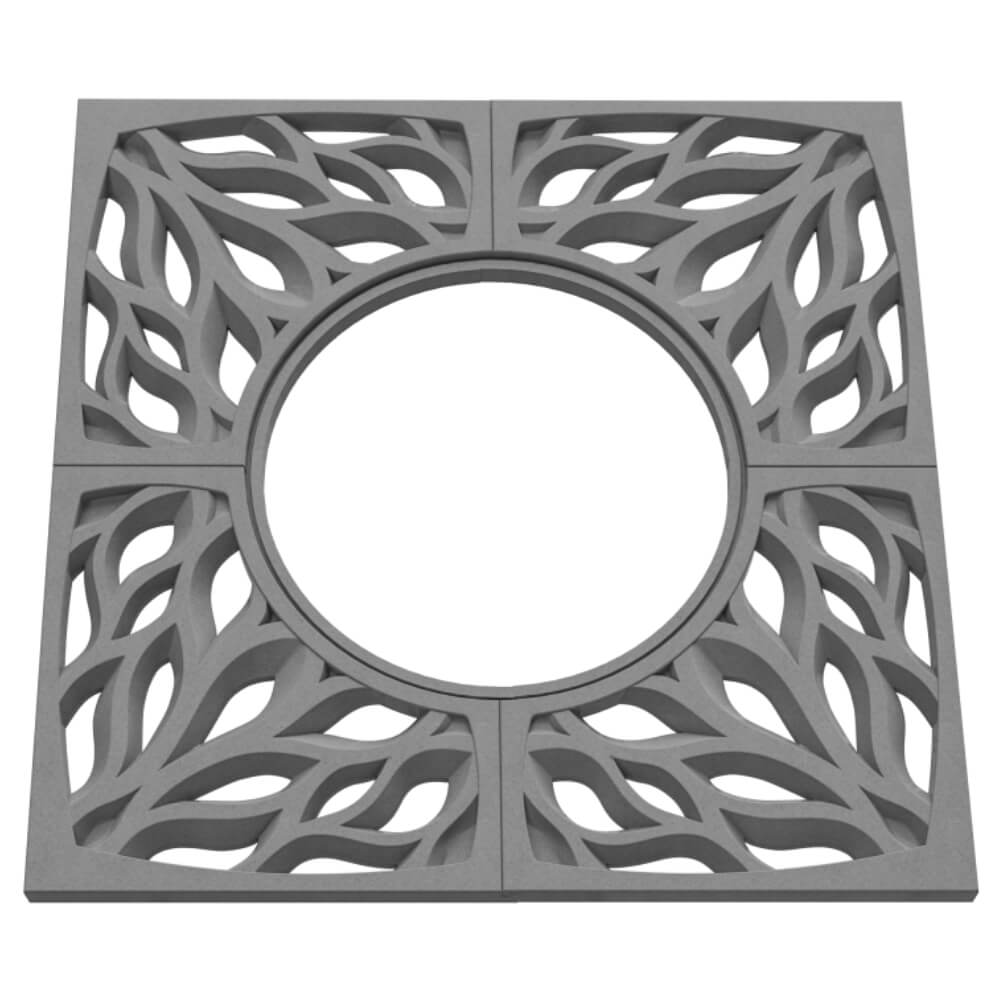 Приствольная решетка для дерева ZKING CRUST 1.2х1.2м Серая в Троицке фото