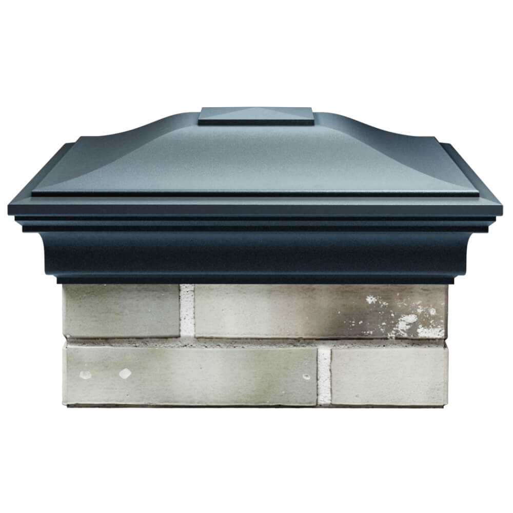 Колпак Zking Монблан Серый на столб 1.5х1.5 кирпича (385х385мм) Троицк фото