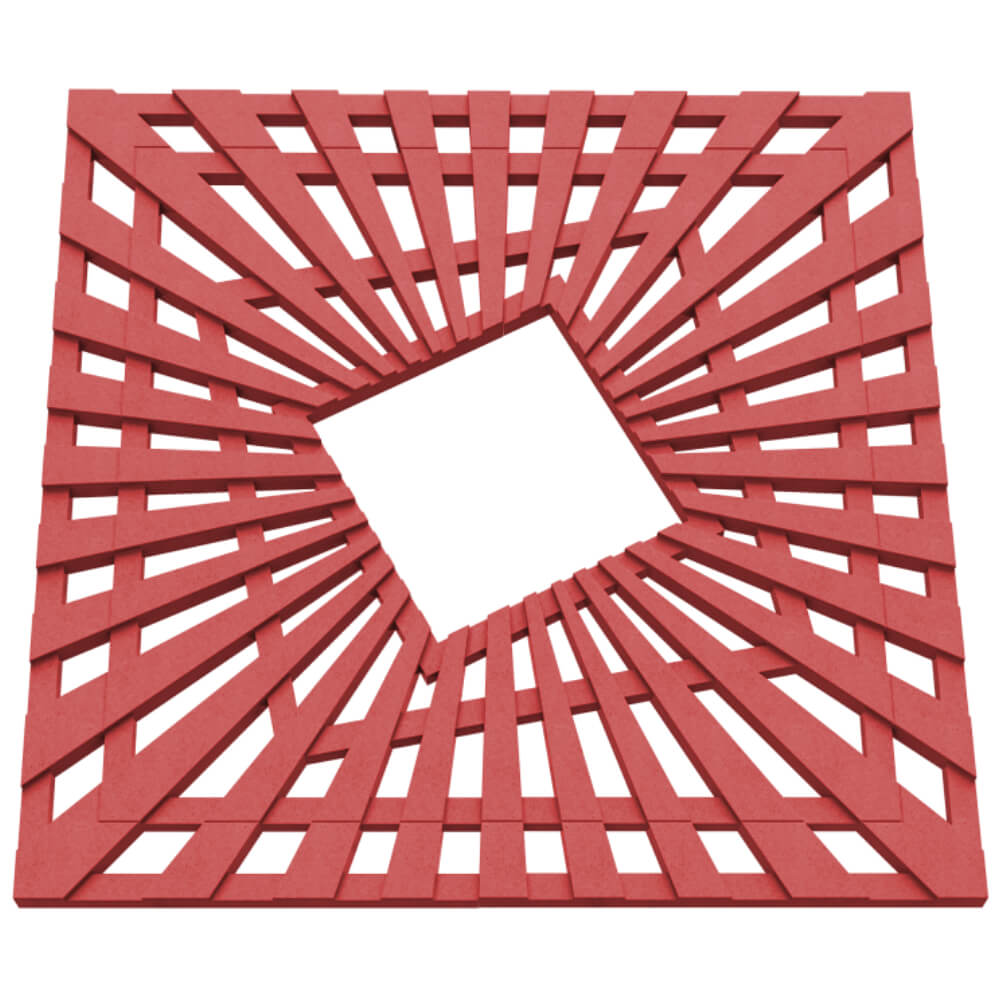 Приствольная решетка для дерева ZKING ATMOSPHERE 1.2х1.2м Красная в Троицке фото