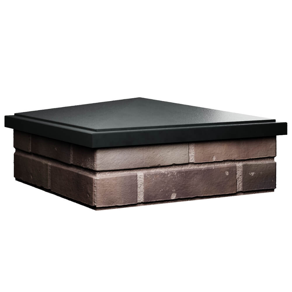 Колпак Zking БонаМоно Черный на столб 2х2 кирпича (515х515, 530х530мм) в Троицке фото