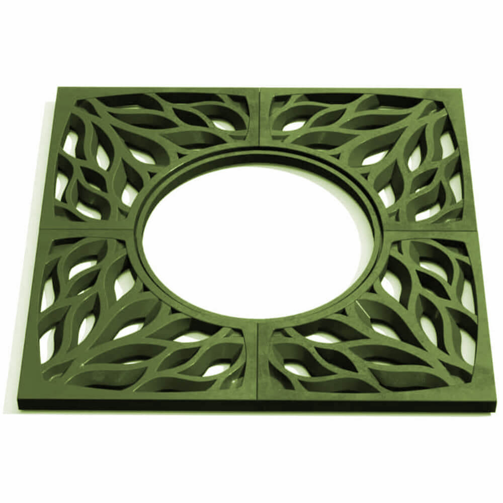 Приствольная решетка для дерева ZKING CRUST 1.2х1.2м Зеленая Троицк фото