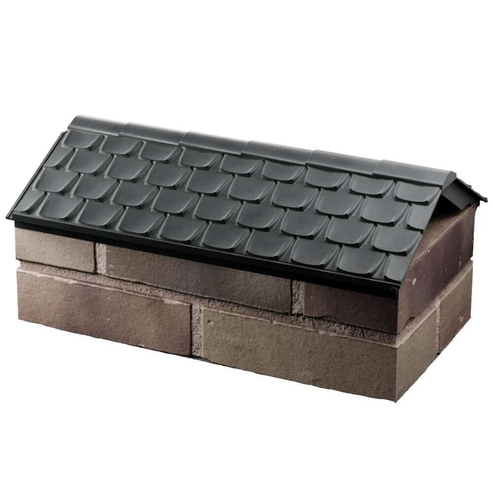 Парапет Zking Эльбрус Серый с посадкой на 1 кирпич (255мм) в Троицке фото