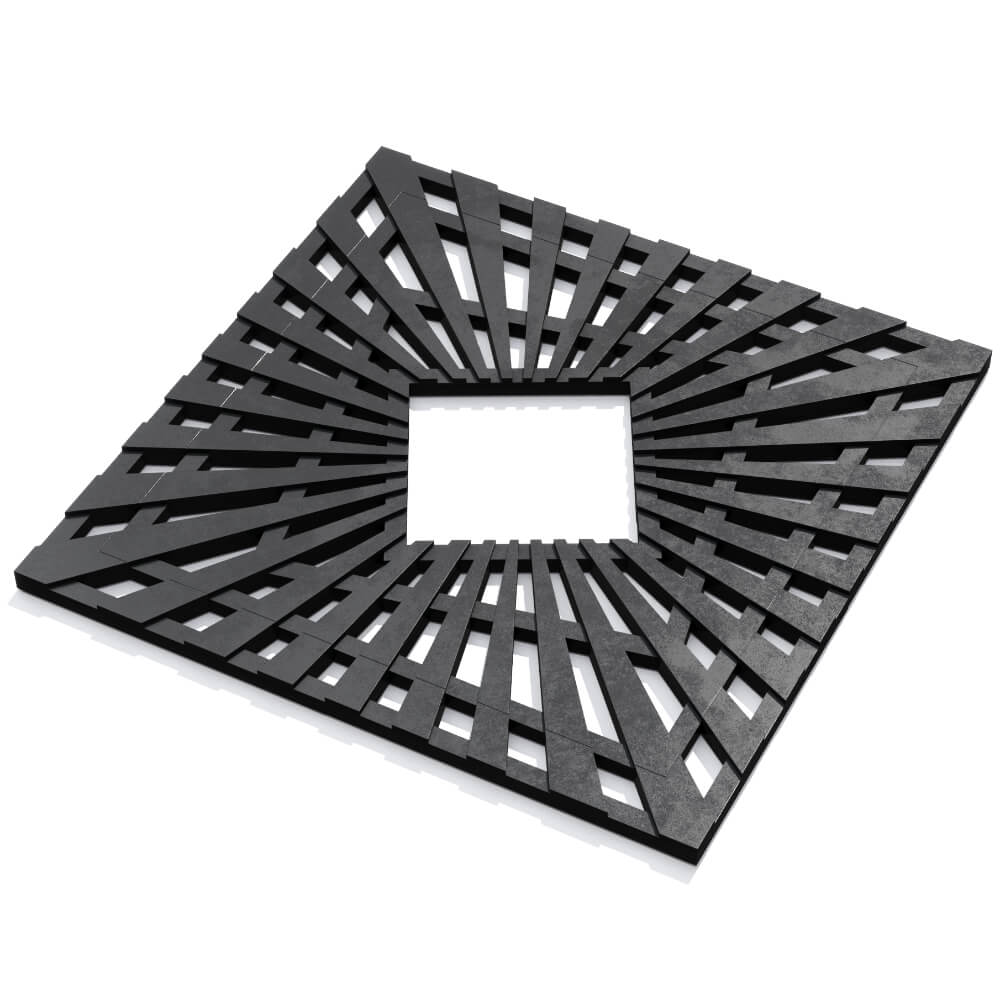 Приствольная решетка для дерева ZKING ATMOSPHERE 1.2х1.2м Черная в Троицке фото