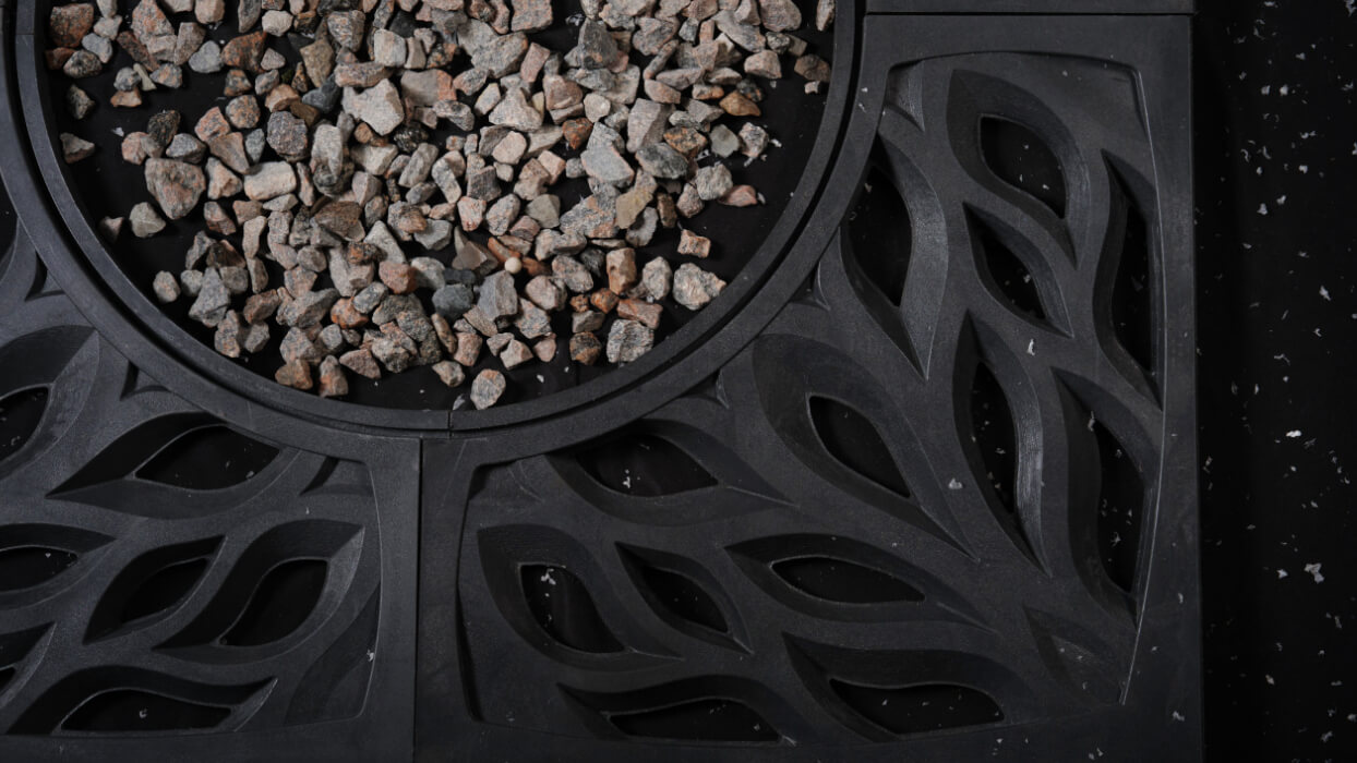 Приствольная решетка для дерева ZKING CRUST 1.2х1.2м Черная в Троицке фото