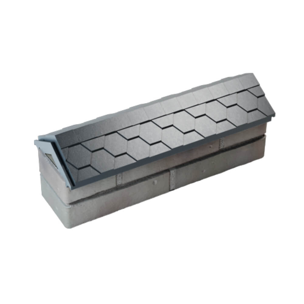 Парапет Zking Эверест Серый с посадкой на 0.5 кирпича (130мм) в Троицке фото