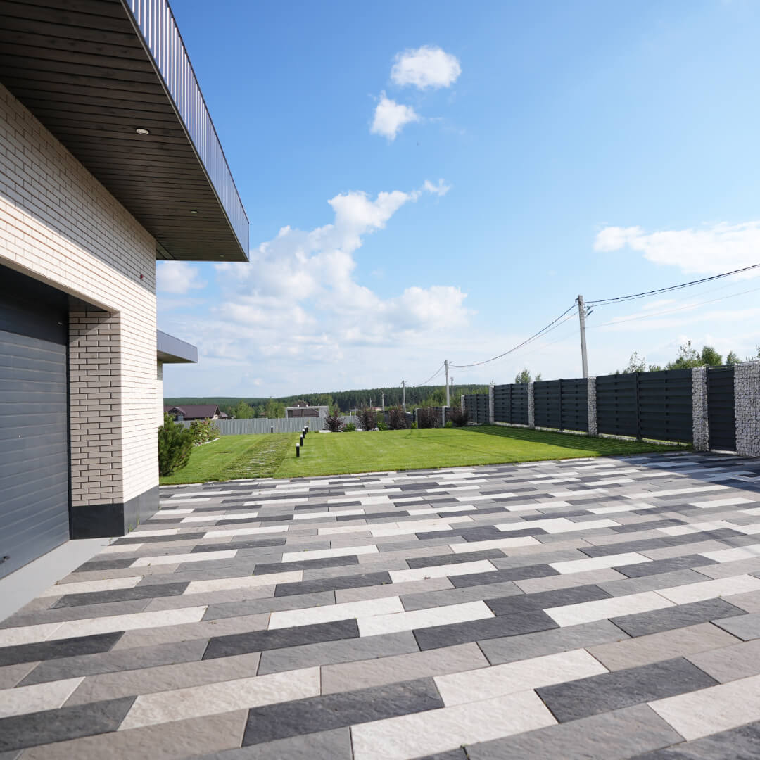 Шаговая плита STONE Графитовый Серый 990х330х55мм в Троицке фото